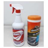 FORMULA 83 DEGREASER AND ARMORALL GLASS WIPES