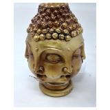 DECORATIVE BUDDHA HEAD / INCENSE BURNER / NEW