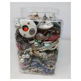 9' JAR OF CRAFT JEWELRY