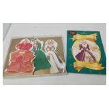 NOS HOLIDAY BARBI COLORING BOOK + 3 GREETING CARDS