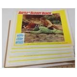 'BATTLE AT BLOODY BEACH' / THEATER LOBBY CARDS