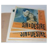 VINTAGE THEATER LOBBY CARDS / 4 PCS