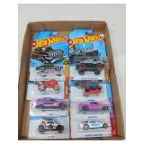 LOT OF 8 HOTWHEEL TYPE CARS UNOPENED