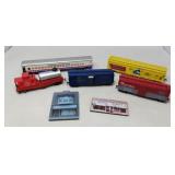 'MODEL' RAILROAD CARS / 5 PCS