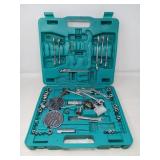 CASE WITH SOCKETS AND WRENCHES
