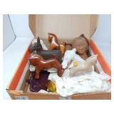 VINTAGE WOODEN CARVINGS / PLUS