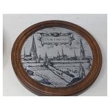 4 COLLECTOR PLATES ROYAL DOULTON, GERMAIN, ETC..