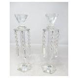 VINTAGE SHANNON CANDLE STICK HOLDERS / 2 PCS