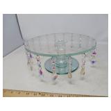 MIRRORED CRYSTAL CAKE STAND / PRE-OWNED