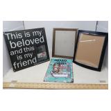 DECORATIVE WALL ART / 4 PCS