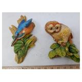 VINTAGE BOSSONS CHALKWARE / 2 PCS
