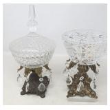 VINTAGE / CRYSTAL CENTERPIECE TYPE BOWLS / 2