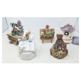 VINTAGE MUSIC BOX LOT / 4 PCS + / PRE-OWNED