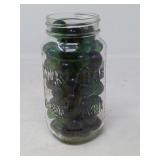 ATLAS MASON JAR FILLED WITH MARBLES