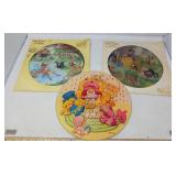 2 DISNEY PICTURE  DISKS +STRAWBERRY SHORTCAKE DISC