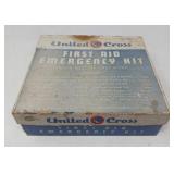 NOS UNITED CROSS VINTAGE FIRST AID KIT