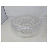 BEAUTIFUL 5TH AVENUE CRYSTAL CAKE PLATE