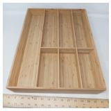 BAMBOO DRAWER ORGANIZER TRAY 19.5' X 14.5'