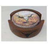 NEW DWK RODEO ROUND-UP COASTER SET IN RACK