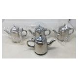 STAINLESS STEEL SERVING ITEMS / NEW / 4 PCS