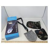FOLDING SHOVEL W/ STORAGE CASE / NOS