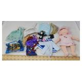 MISC DOLL CLOTHES, DOLLS, SOCKS, HUMMER