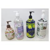 NOS 4 BOTTLES OF SOAP, 3 DISH 1 HAND - FULL