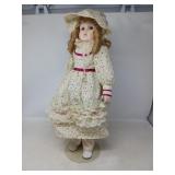 COLLECTIBLE BISQUE PORCELAIN DOLL / VINTAGE