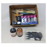 ARTIST BRUSHES AND MISC PAINTS LOT
