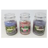 3 YANKEE CANDLES PRE-OWNED