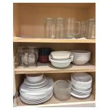 CONTENTS IN CABINET (MIKASA CORELLE)
