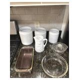 PYREX AND CANISTERS