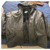 CHARLES KLEIN LEATHER JACKET