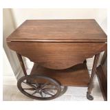 WOODEN TEA CART