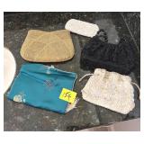 5 OLD PURSES