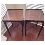 PAIR OF OCC. TABLES