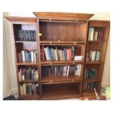 WALL UNIT WITH BOOKS