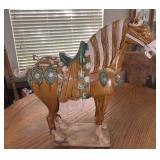 LARGE CERAMIC HORSE