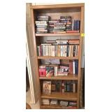 TALL BOOKSHELF WITH BOOKS