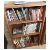 SMALL BOOK CASE WITH BOOKS