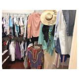 CONTENTS OF CLOTHES IN CLOSET