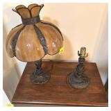 GLASS LAMP AND EXTRA BASE