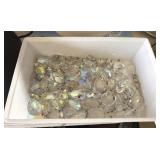BOX OF CHANDELIER CRYSTALS
