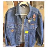 DENIM JACKET WITH MEDALS