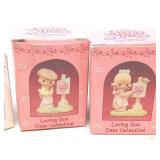 CHRISTMAS ORNAMENTS / 6 PCS / PRECIOUS MOMENTS+