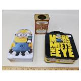 COLLECTIBLE METAL TINS / 3 PCS
