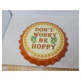 WALL DECOR / SIGN / SHAPED LIKE A BOTTLE CAP