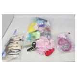 HAIR ACCESSORIES MIX  - TIES,  CLIPS++