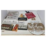 DECORATIVE SIGN LOT