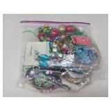 MIXED GALLON BAG OF JEWELRY & OTHER THINGS